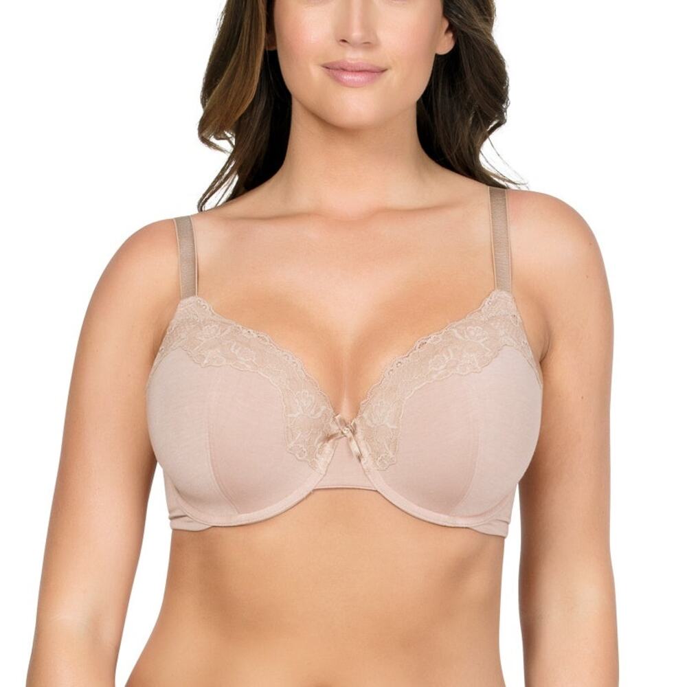 Parfait Tess T-Shirt Bra 34G UK G Nude Lace Underwire NWT